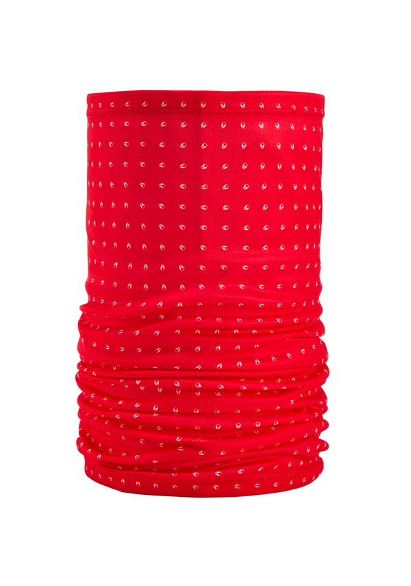 nixon Silo Neck Gaiter | Red / White