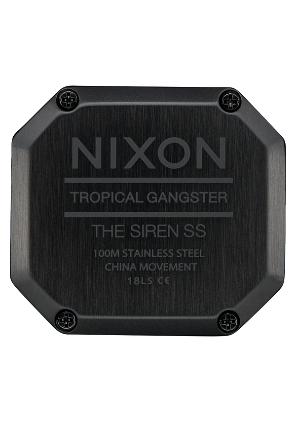 Nixon Siren Milanese Watch | All Black | Digital