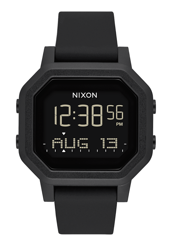 nixon Siren Watch | All Black | Digital
