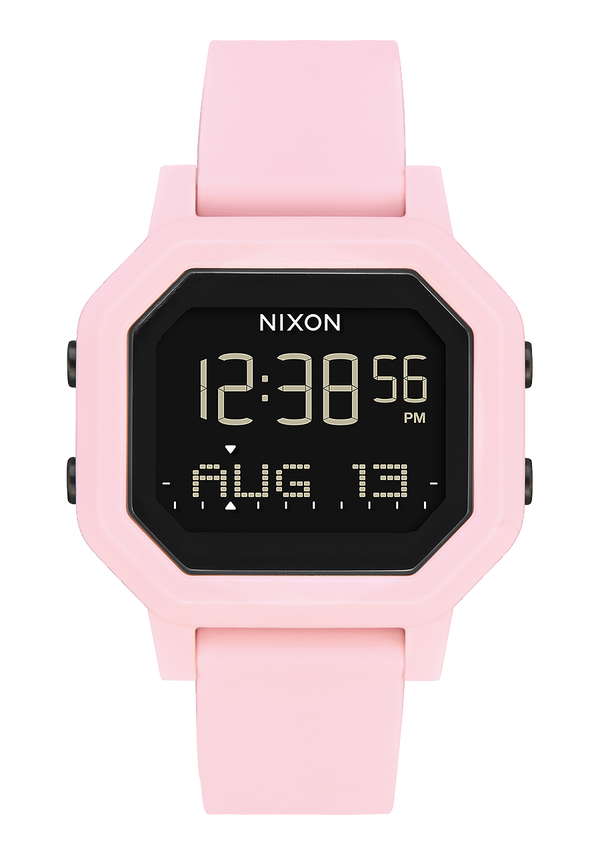 nixon Siren Watch | Pale Pink | Digital
