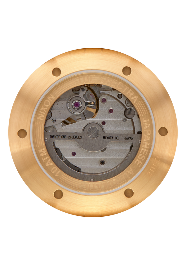Nixon Spectra Watch | Black / Gold | Automatic