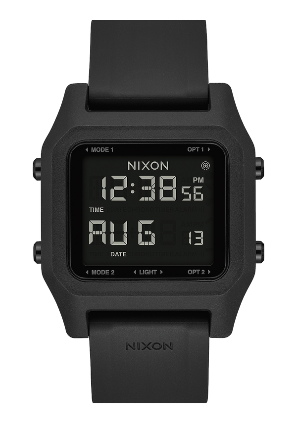 nixon Staple Watch | Black | Low-Profile Thin Digital