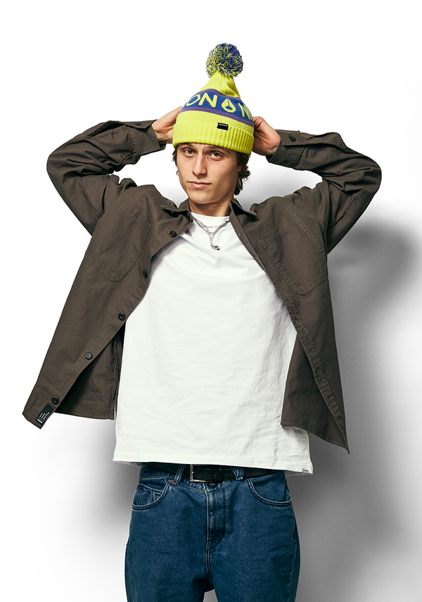 Nixon Teamster Beanie II | Citron / Purple