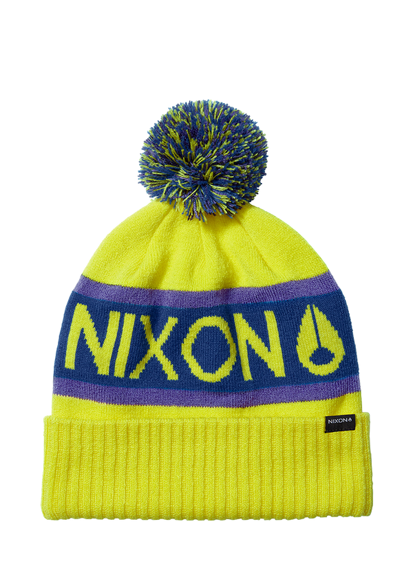 nixon Teamster Beanie II | Citron / Purple