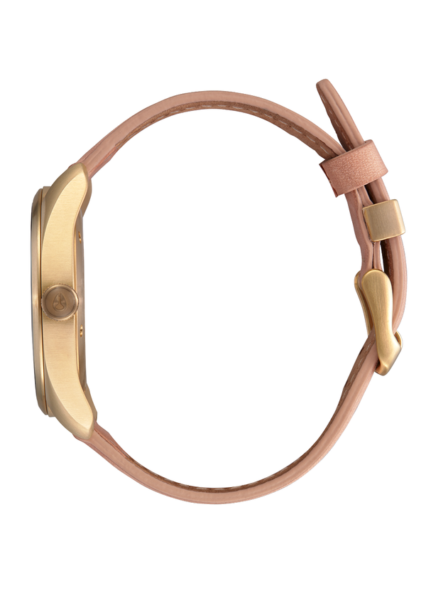 Nixon Thalia Watch | Light Gold / Tan | Leather | Women's
