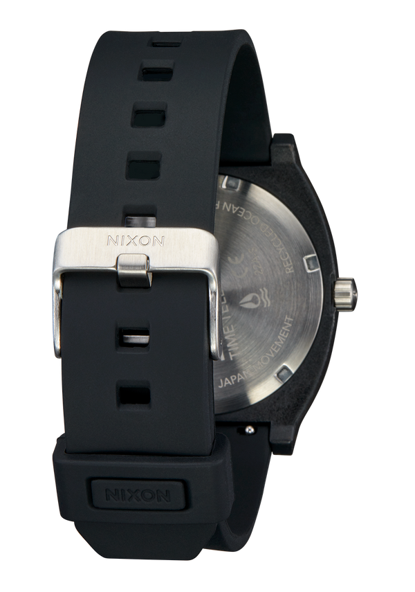 Nixon Time Teller OPP Watch | Black | Recycled Plastic