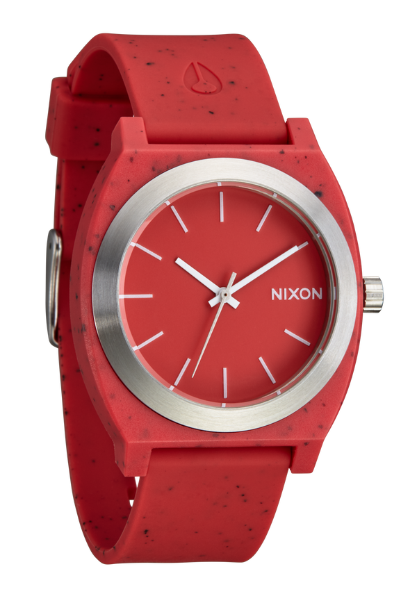 Nixon Time Teller OPP Watch | Red | Recycled Plastic