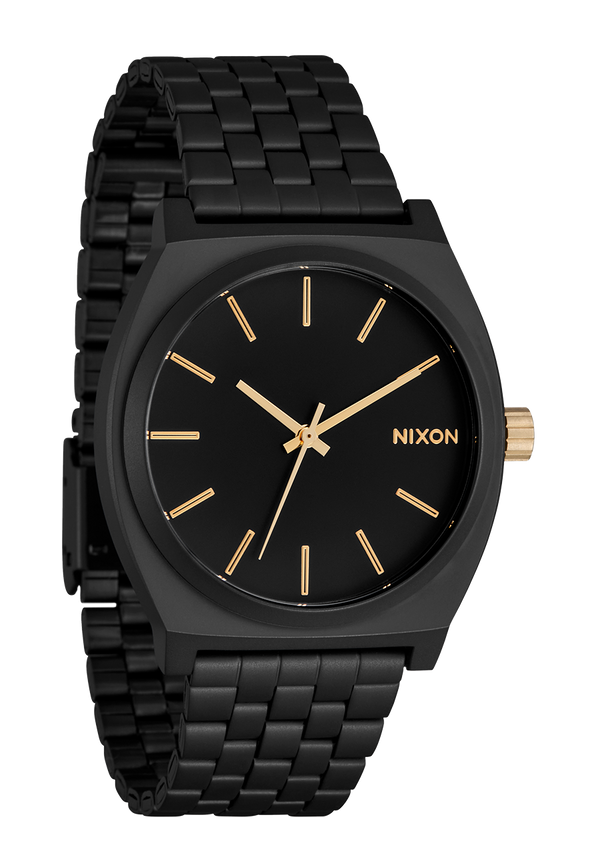 Nixon Time Teller Watch | Matte Black / Gold | Unisex