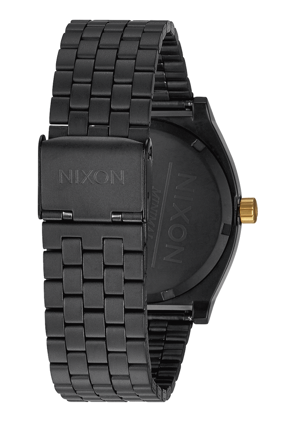 Nixon Time Teller Watch | Matte Black / Gold | Unisex