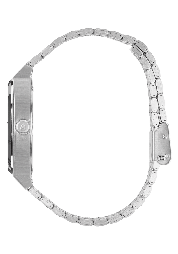 Nixon Time Teller Watch | Silver / Mandarin | Unisex