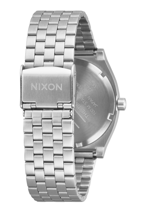 Nixon Time Teller Watch | Silver / Mandarin | Unisex