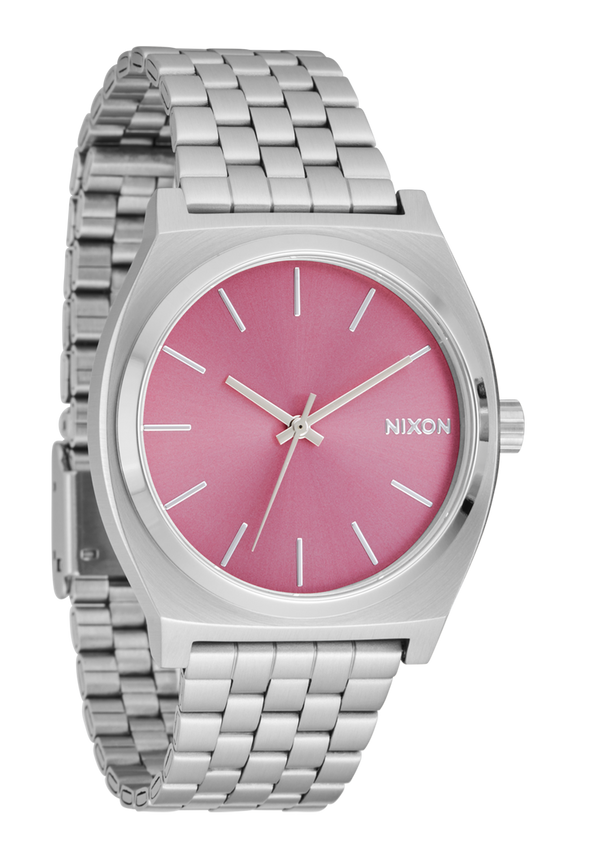 Nixon Time Teller Watch | Silver / Pink | Unisex