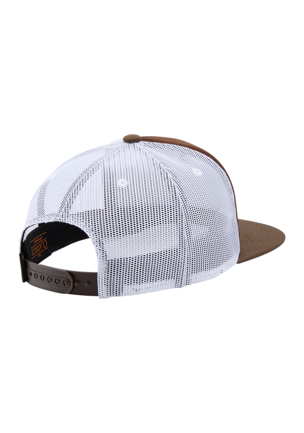 Nixon Tioga Trucker Hat | Brown / White