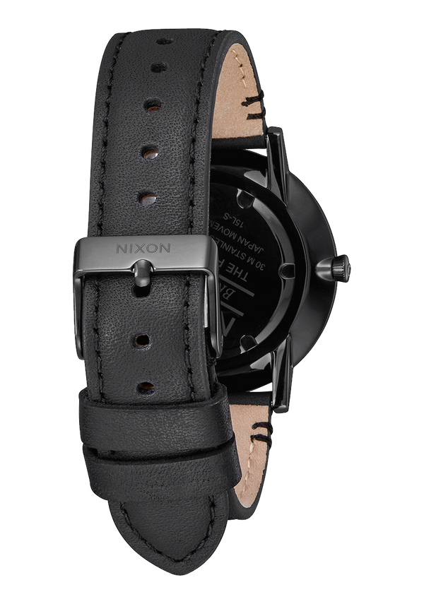 Nixon Porter Leather Watch | All Black | Unisex Leather