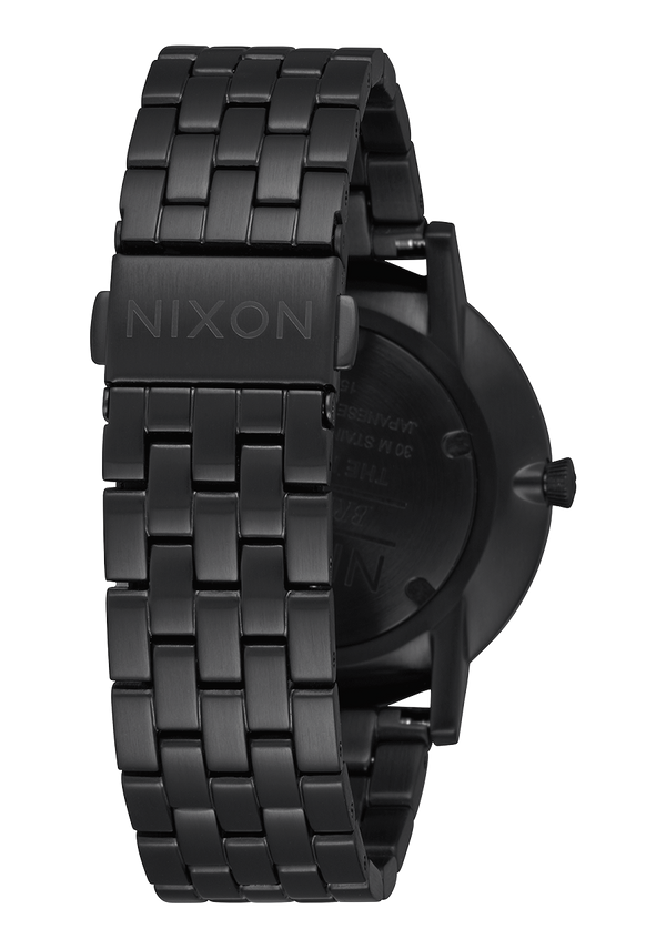 Nixon Porter Watch | All Black / Gold | Unisex Stainless Steel