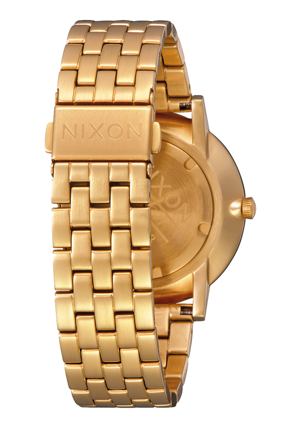 Nixon Porter Watch | All Gold / Black Sunray | Unisex Stainless Steel