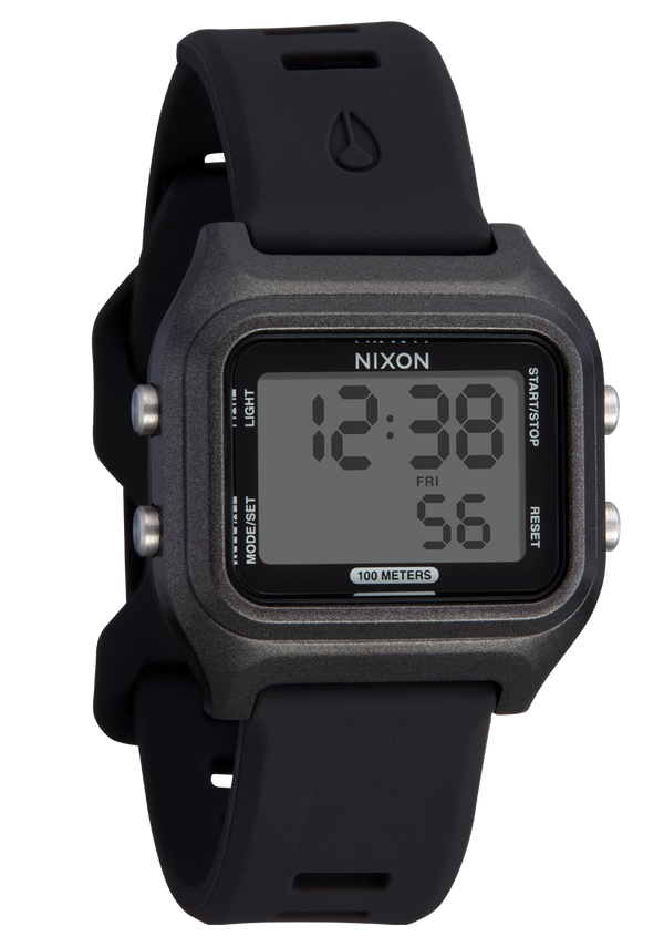 Nixon Ripper Digital Watch | Black / Black | Recycled Ocean Plastic
