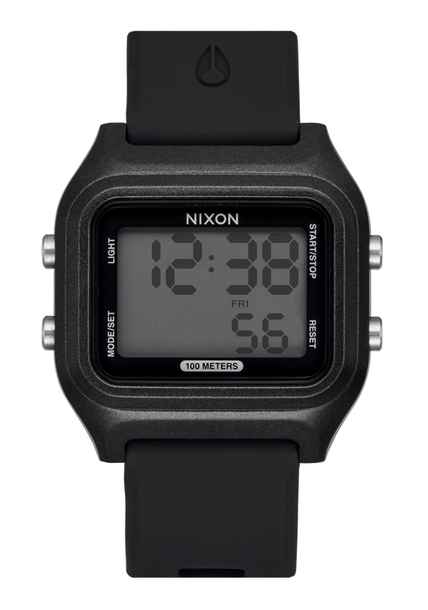 nixon Ripper Digital Watch | Black / Black | Recycled Ocean Plastic