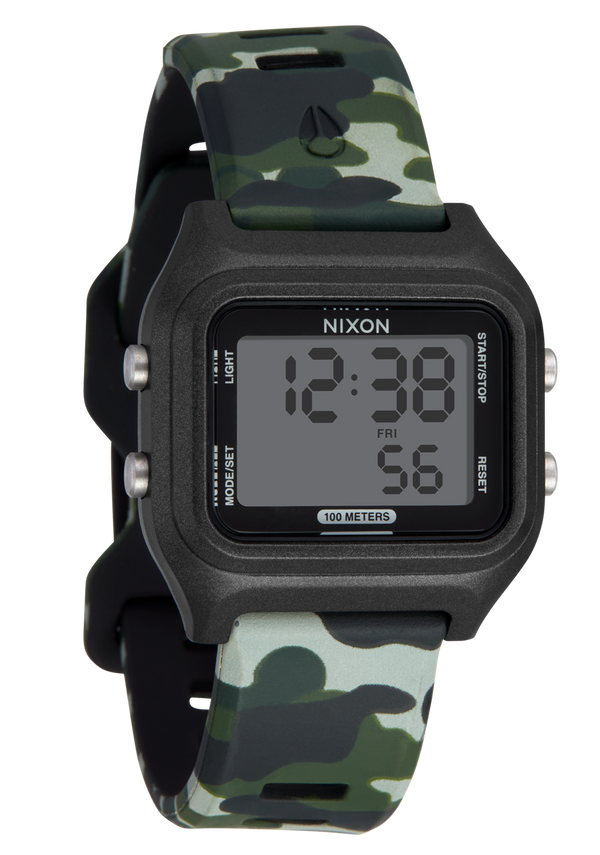Nixon Ripper Digital Watch | Black / Camo | Recycled Ocean Plastic
