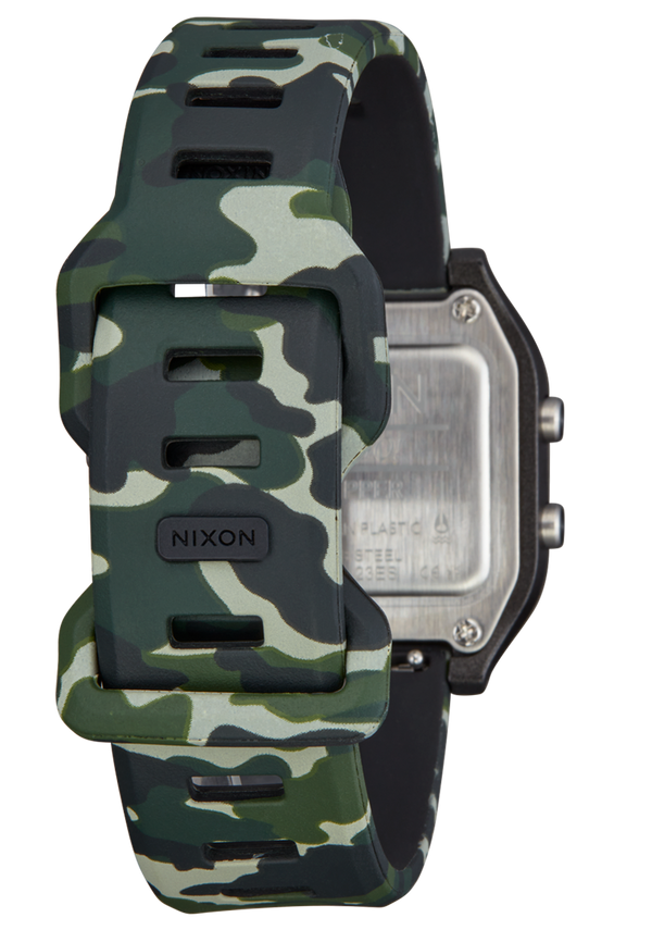 Nixon Ripper Digital Watch | Black / Camo | Recycled Ocean Plastic