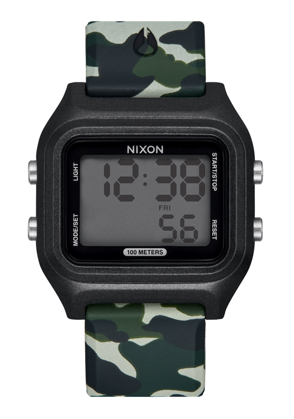 nixon Ripper Digital Watch | Black / Camo | Recycled Ocean Plastic