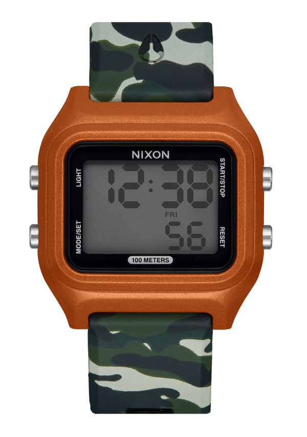 nixon Ripper Digital Watch | Rust / Camo | Recycled Ocean Plastic