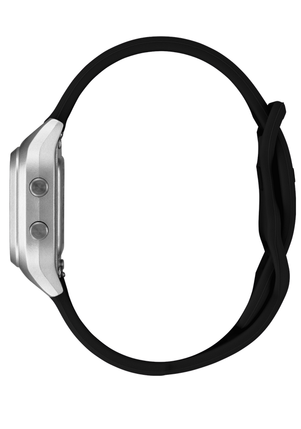 Nixon Ripper Digital Watch | Silver / Black | Recycled Ocean Plastic