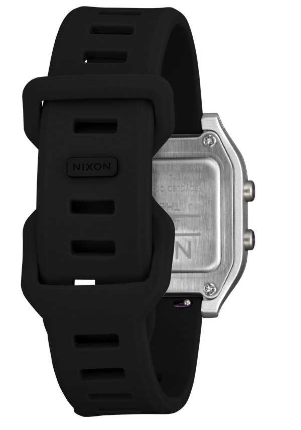 Nixon Ripper Digital Watch | Silver / Black | Recycled Ocean Plastic