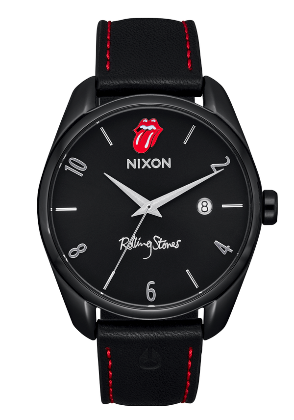 nixon Rolling Stones Thalia Watch | All Black | Leather | Women's