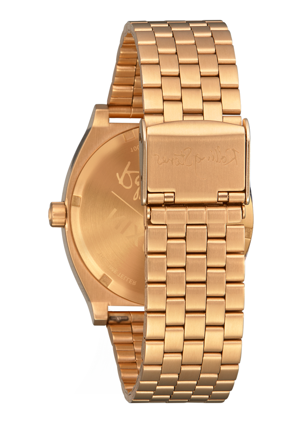 Nixon Rolling Stones Time Teller Watch | Gold / Gold | Unisex