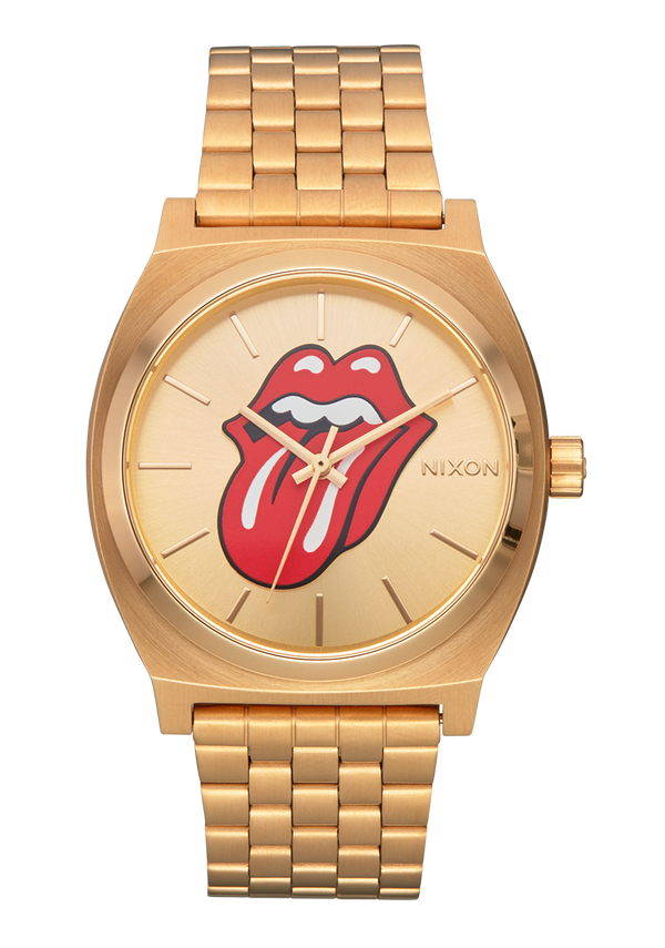 nixon Rolling Stones Time Teller Watch | Gold / Gold | Unisex nixon Rolling Stones Time Teller Watch | Gold / Gold | Unisex
