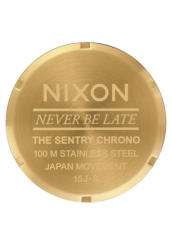 Nixon Sentry Chrono Watch | All Gold | Men's Stainless Steel