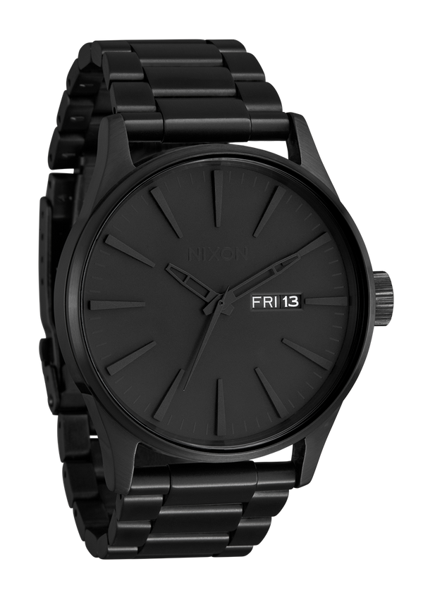 Nixon Sentry Stainless Steel Watch | All Black / Black | Men's Stainless Steel