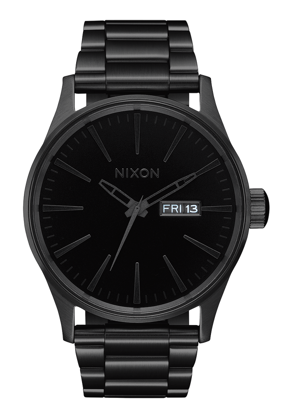 nixon Sentry Stainless Steel Watch | All Black / Black | Men's Stainless Steel