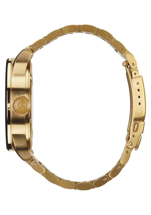 Nixon Sentry Stainless Steel Watch | All Gold / Black | Men's Stainless Steel