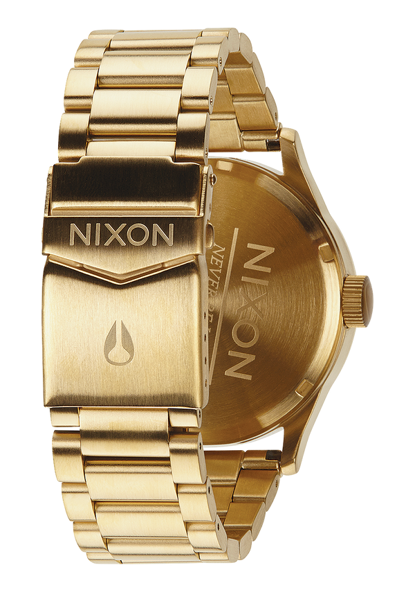 Nixon Sentry Stainless Steel Watch | All Gold / Black | Men's Stainless Steel