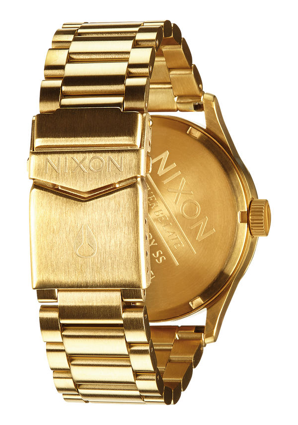 Nixon Sentry Stainless Steel Watch | All Gold | Men's Stainless Steel