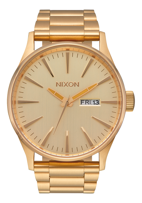 nixon Sentry Stainless Steel Watch | All Gold | Men's Stainless Steel