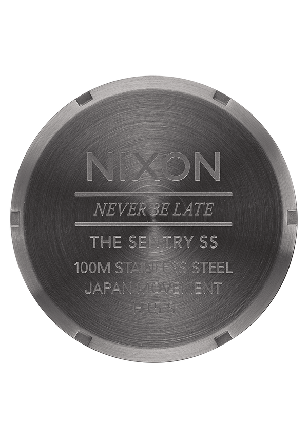 Nixon Sentry Stainless Steel Watch | All Gunmetal | Men's Stainless Steel