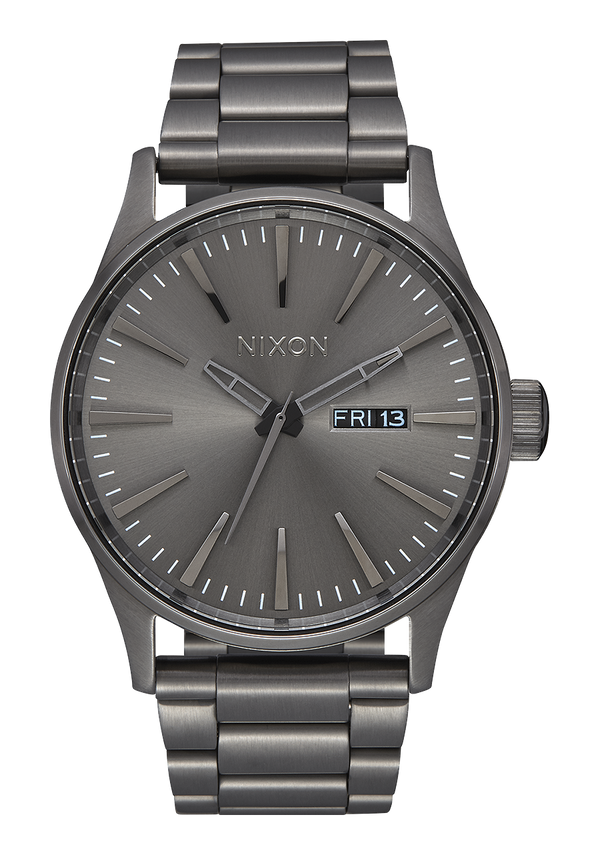 nixon Sentry Stainless Steel Watch | All Gunmetal | Men's Stainless Steel nixon Sentry Stainless Steel Watch | All Gunmetal | Men's Stainless Steel