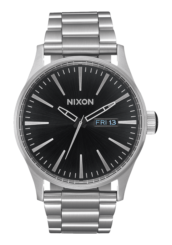 nixon Sentry Stainless Steel Watch | Black Sunray | Men's Stainless Steel nixon Sentry Stainless Steel Watch | Black Sunray | Men's Stainless Steel