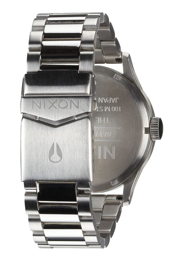 Nixon Sentry Stainless Steel Watch | Blue Sunray | Men's Stainless Steel