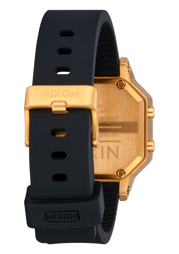Nixon Siren Stainless Steel Watch | Gold / Black | Digital