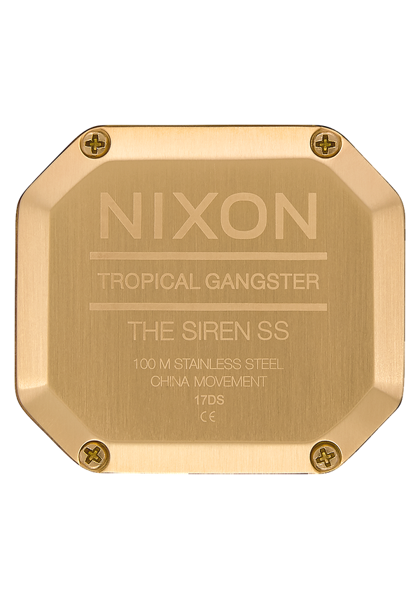 Nixon Siren Stainless Steel Watch | Gold / Black | Digital