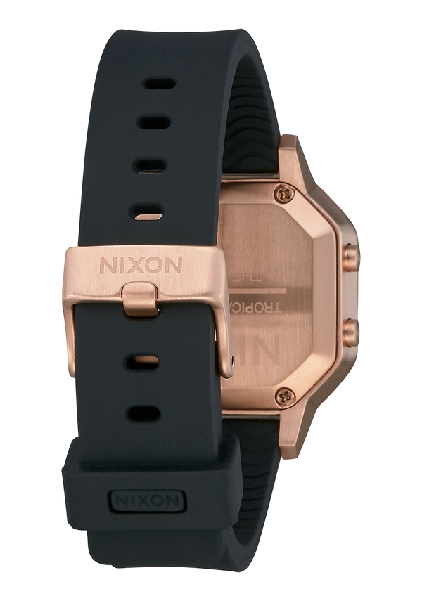 Nixon Siren Stainless Steel Watch | Rose Gold / Black | Digital