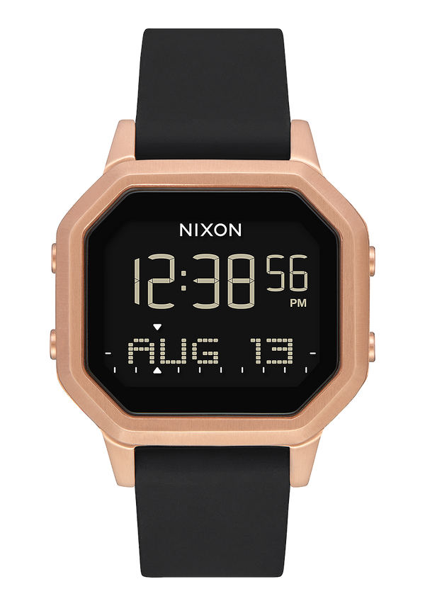 nixon Siren Stainless Steel Watch | Rose Gold / Black | Digital nixon Siren Stainless Steel Watch | Rose Gold / Black | Digital
