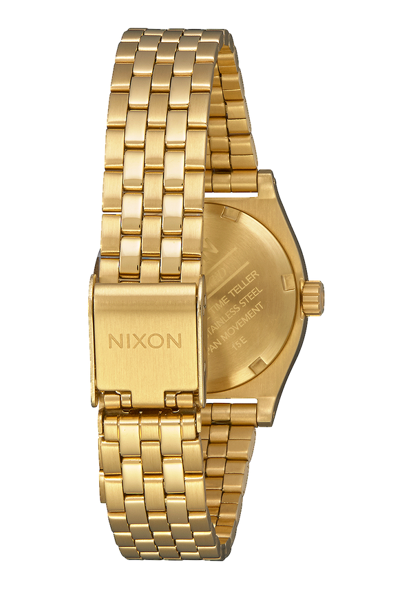 Nixon Small Time Teller Watch | All Gold | Women's Stainless Steel