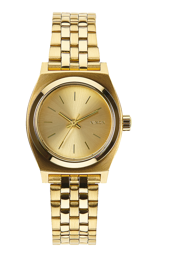 nixon Small Time Teller Watch | All Gold | Women's Stainless Steel