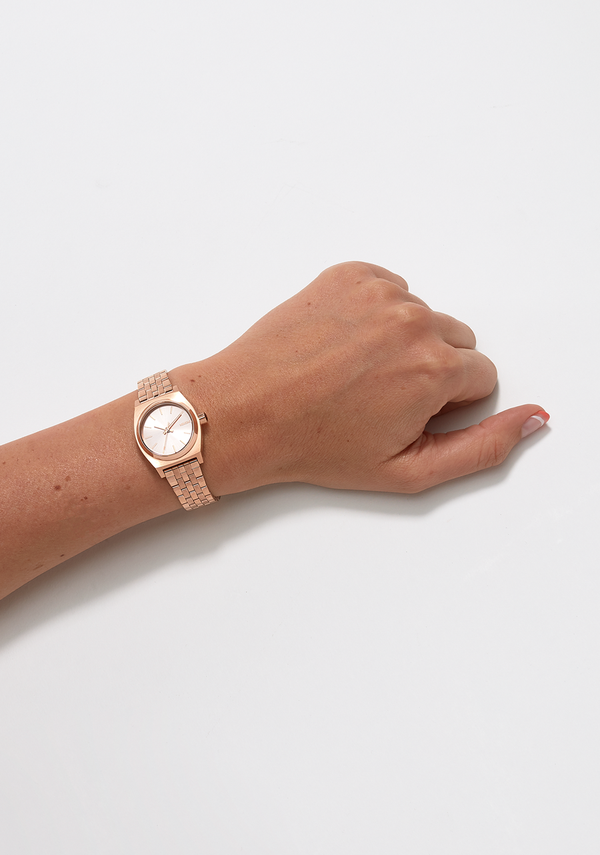 Nixon Small Time Teller Watch | All Rose Gold | Women's Stainless Steel