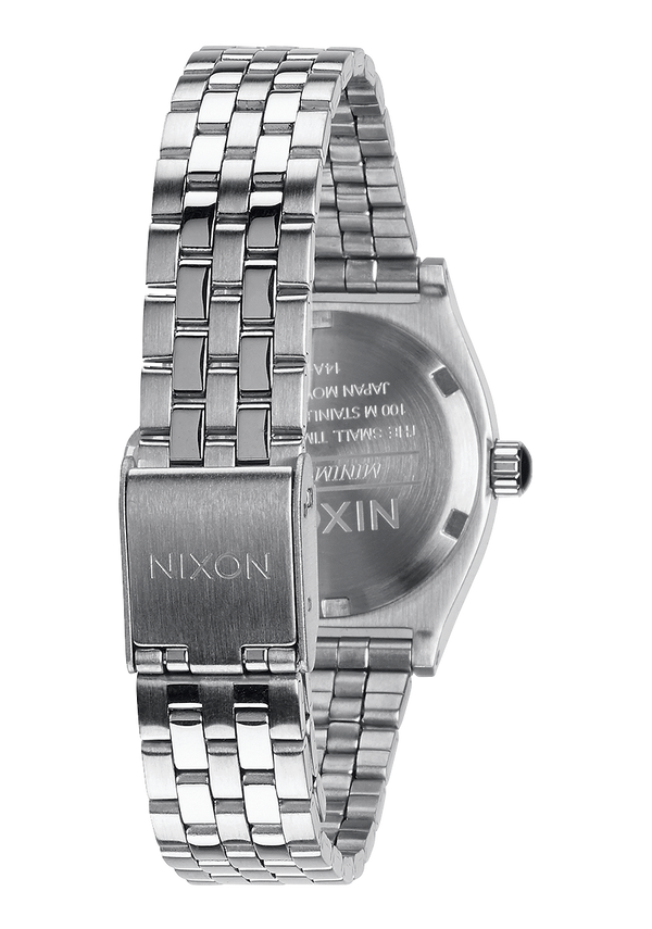 Nixon Small Time Teller Watch | All Silver | Women's Stainless Steel